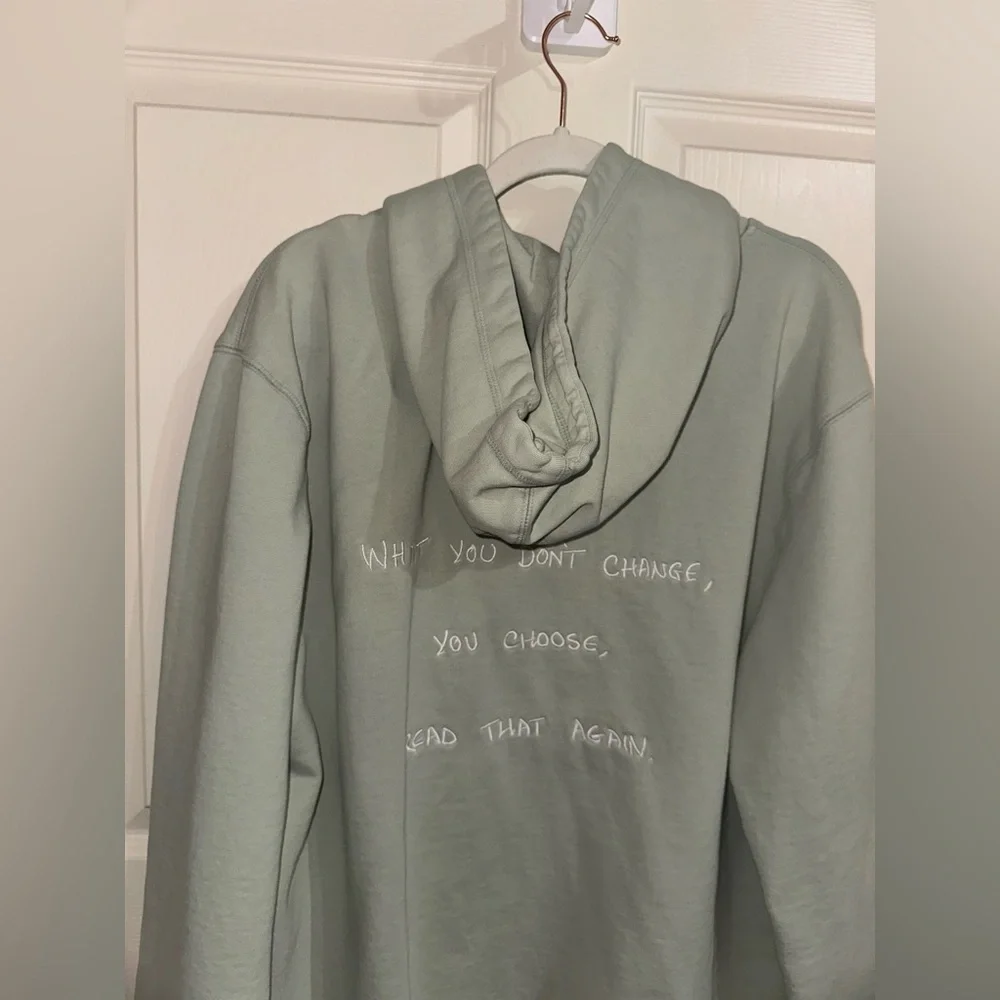 Boys Lie Sage Green Angel Graphic Hoodie OS streetwear New flaw